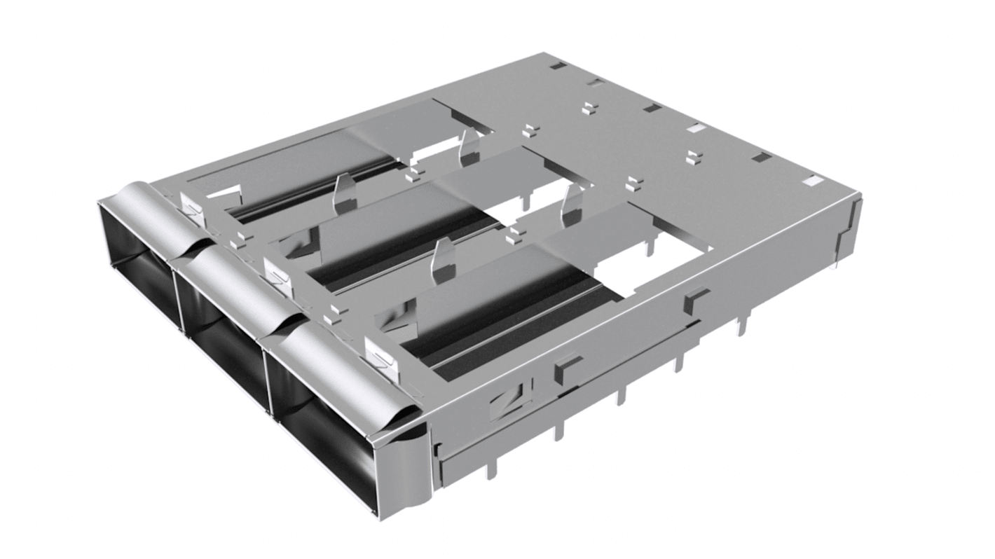 Amphenol Communications Solutions QSFP-DD I/O Connector Plug 76-Position, UE36C3620105001