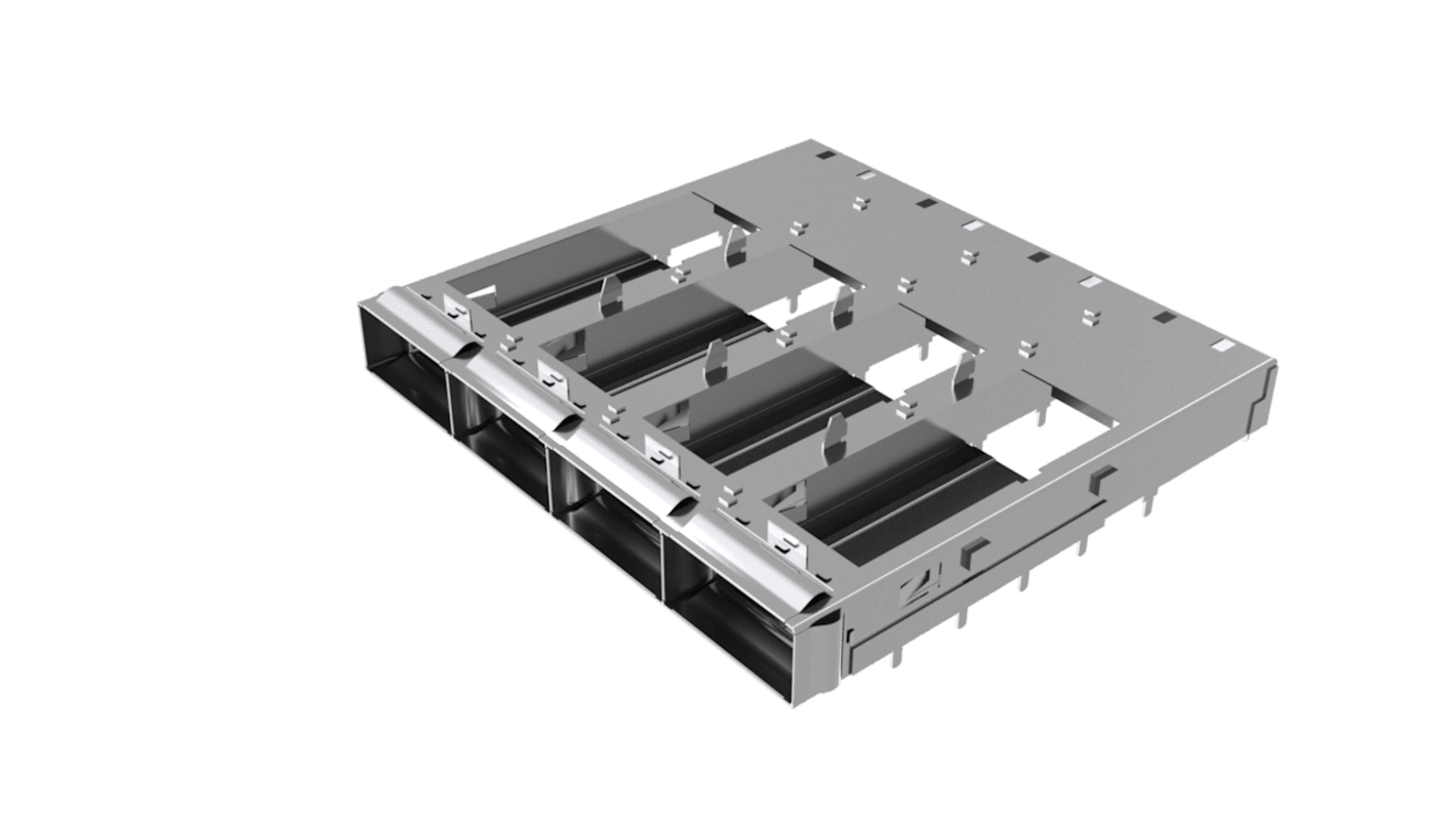 Amphenol Communications Solutions QSFP-DD I/O Connector Plug 76-Position, UE36C4620105001