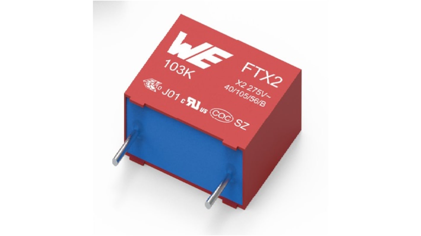 Condensateur à couche mince Wurth Elektronik WCAP-FTXX 330nF 310V c.a. ±10%