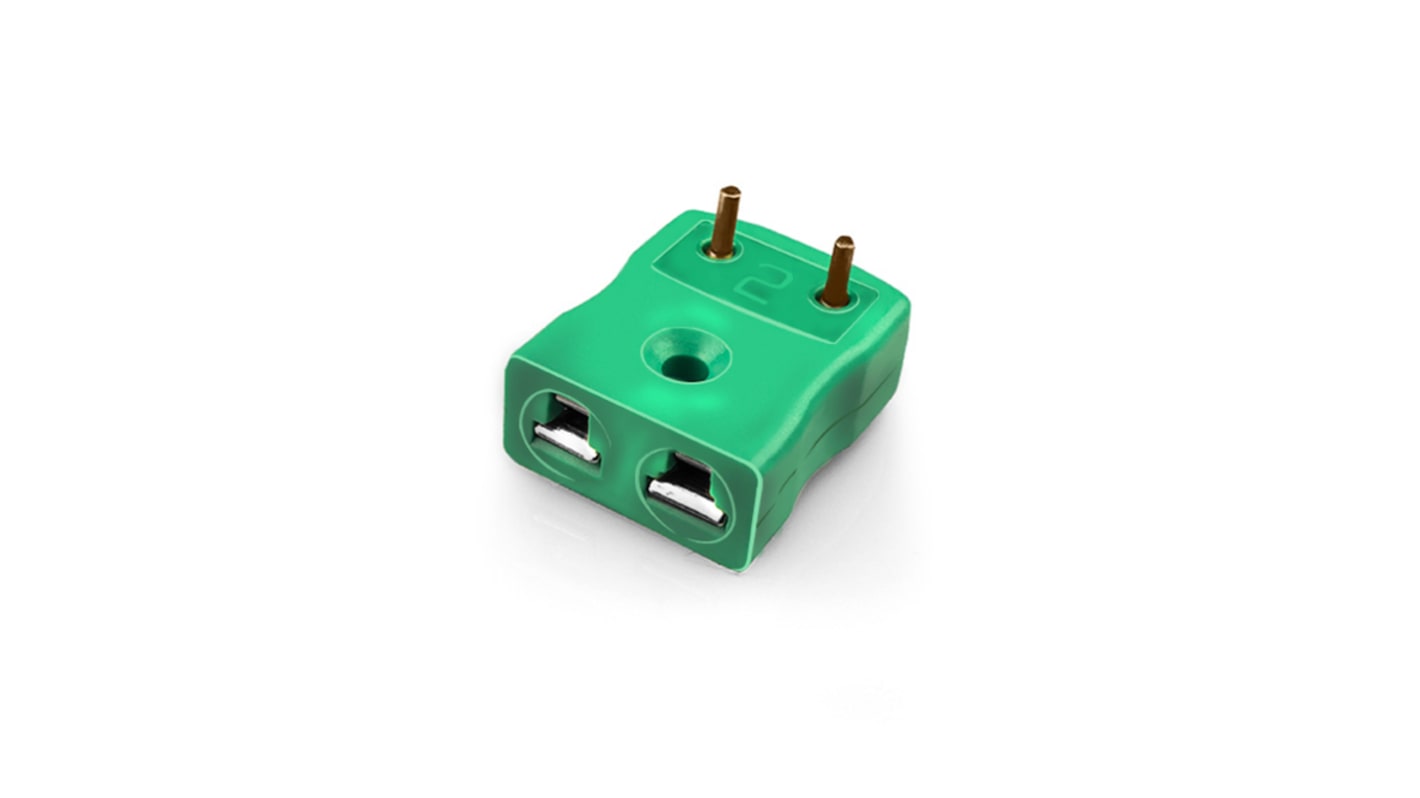 RS PRO, Miniature Miniature PCB Socket Connector for Use with Thermocouple, 4mm Probe, IEC, RoHS Compliant Standard