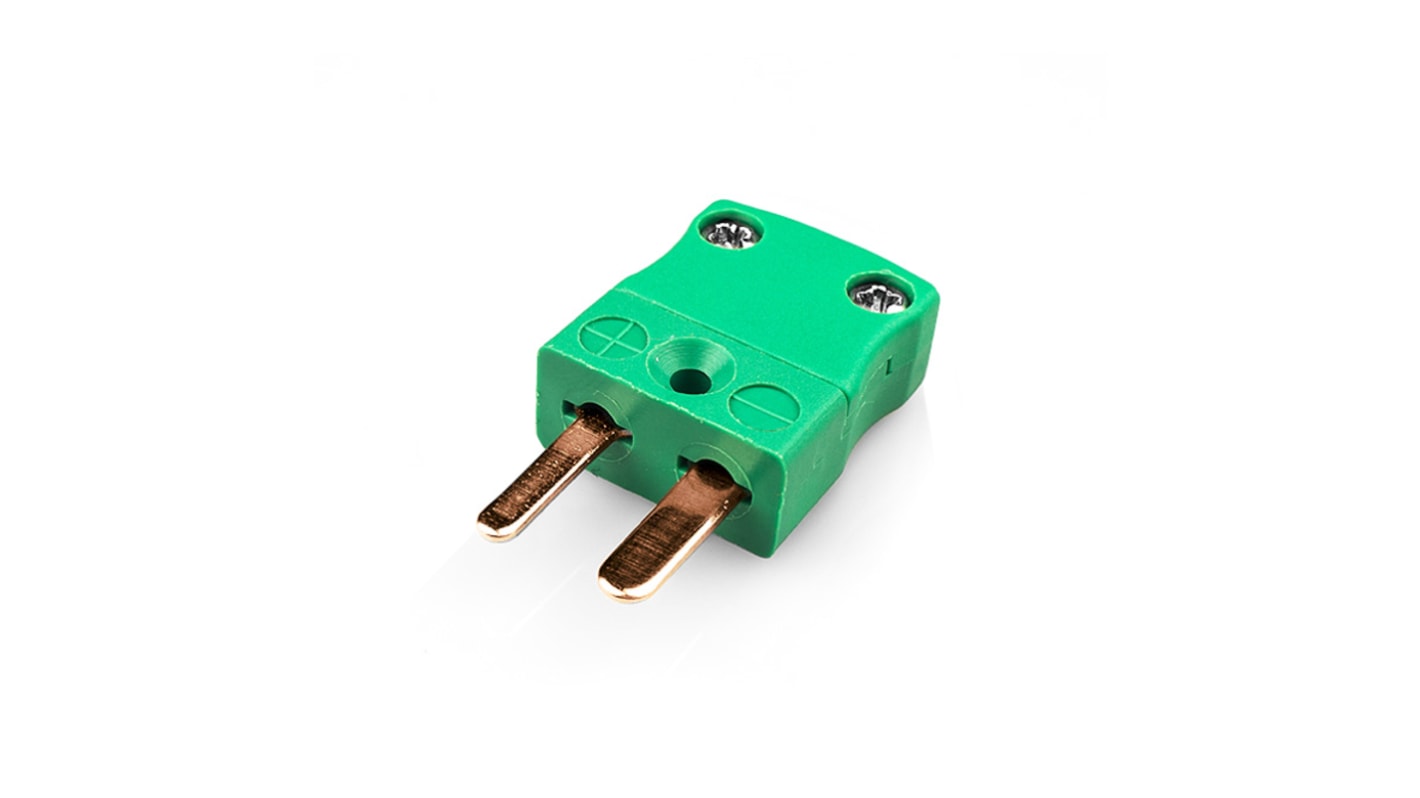 RS PRO, Miniature Thermocouple Connector for Use with Thermocouple, 4mm Probe, ANSI, RoHS Compliant Standard