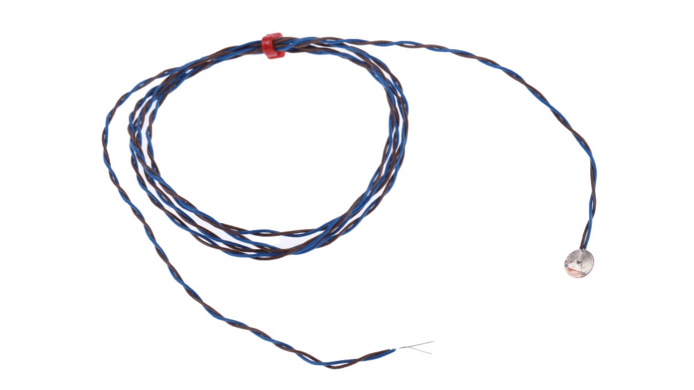 Termopar tipo K RS PRO, Ø sonda 6.35mm x 1m, temp. máx +200°C, conexión Cable