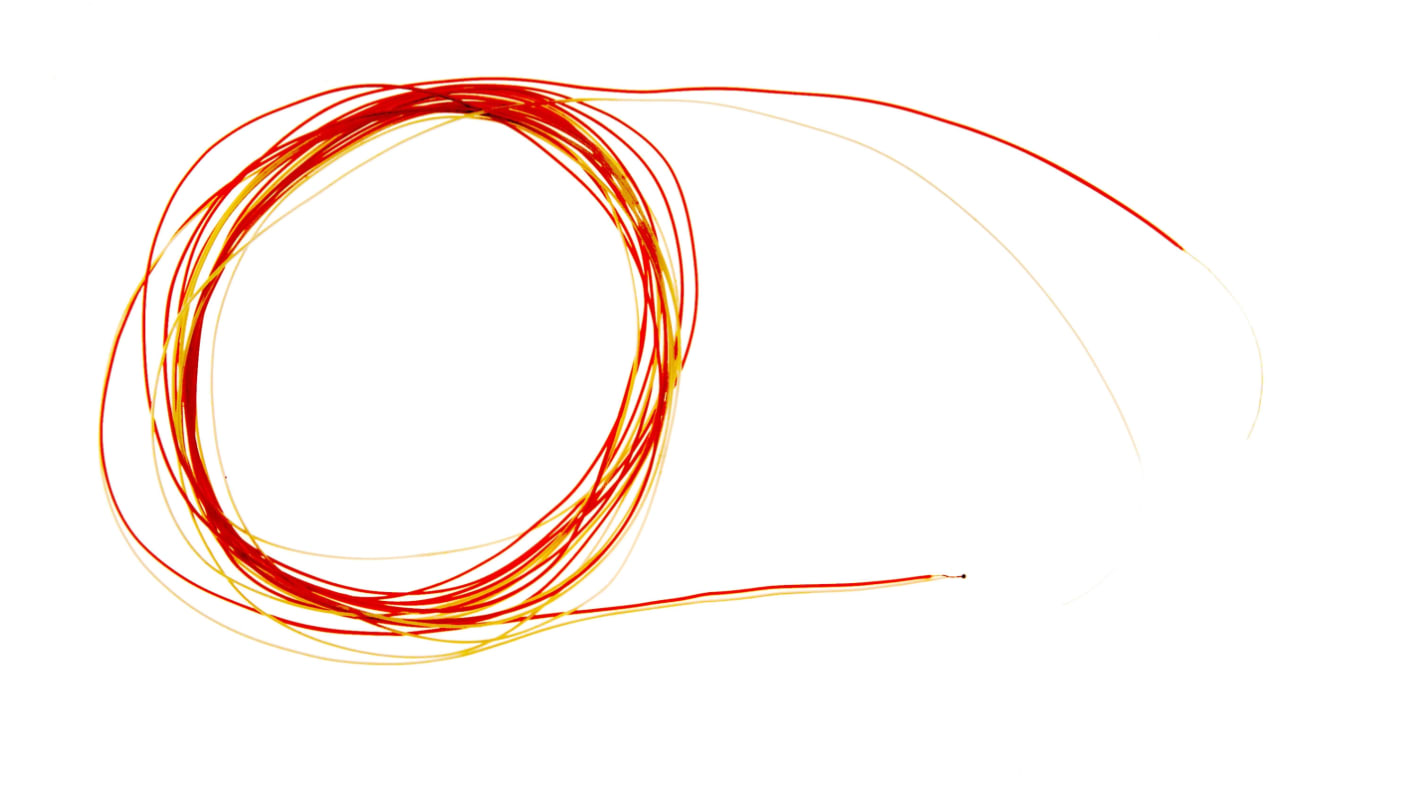 Type K Termoelement, PFA, følerlængde: 1m, -75°C til +260°C