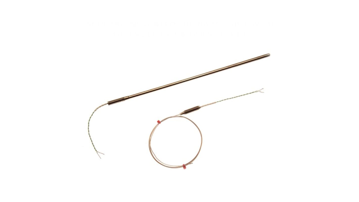 RS PRO Type K Mineral Insulated Thermocouple 500mm Length, 1.5mm Diameter, -40°C → +1100°C
