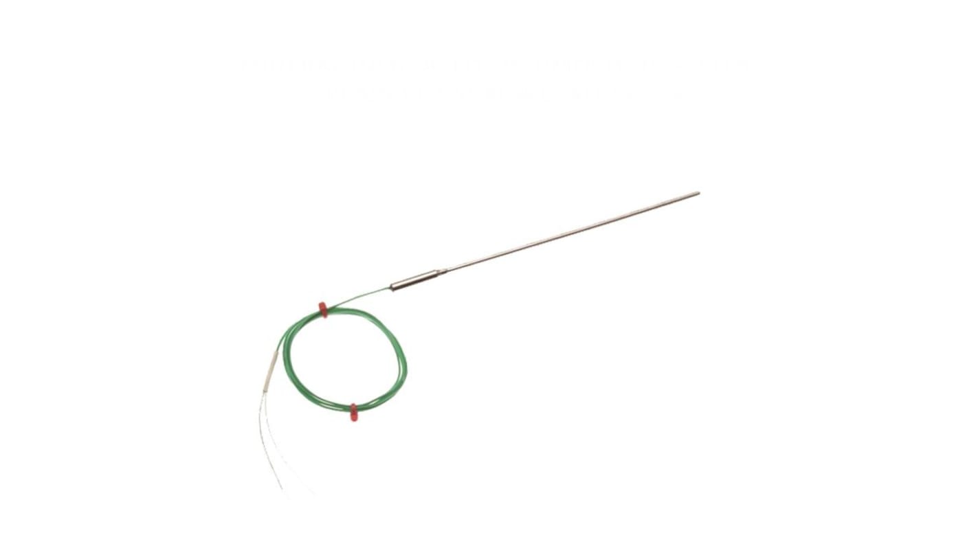 Thermocouple à isolation minérale RS PRO type K Ø 1.5mm, L 150mm, +1100°C max à Raccord dénudé