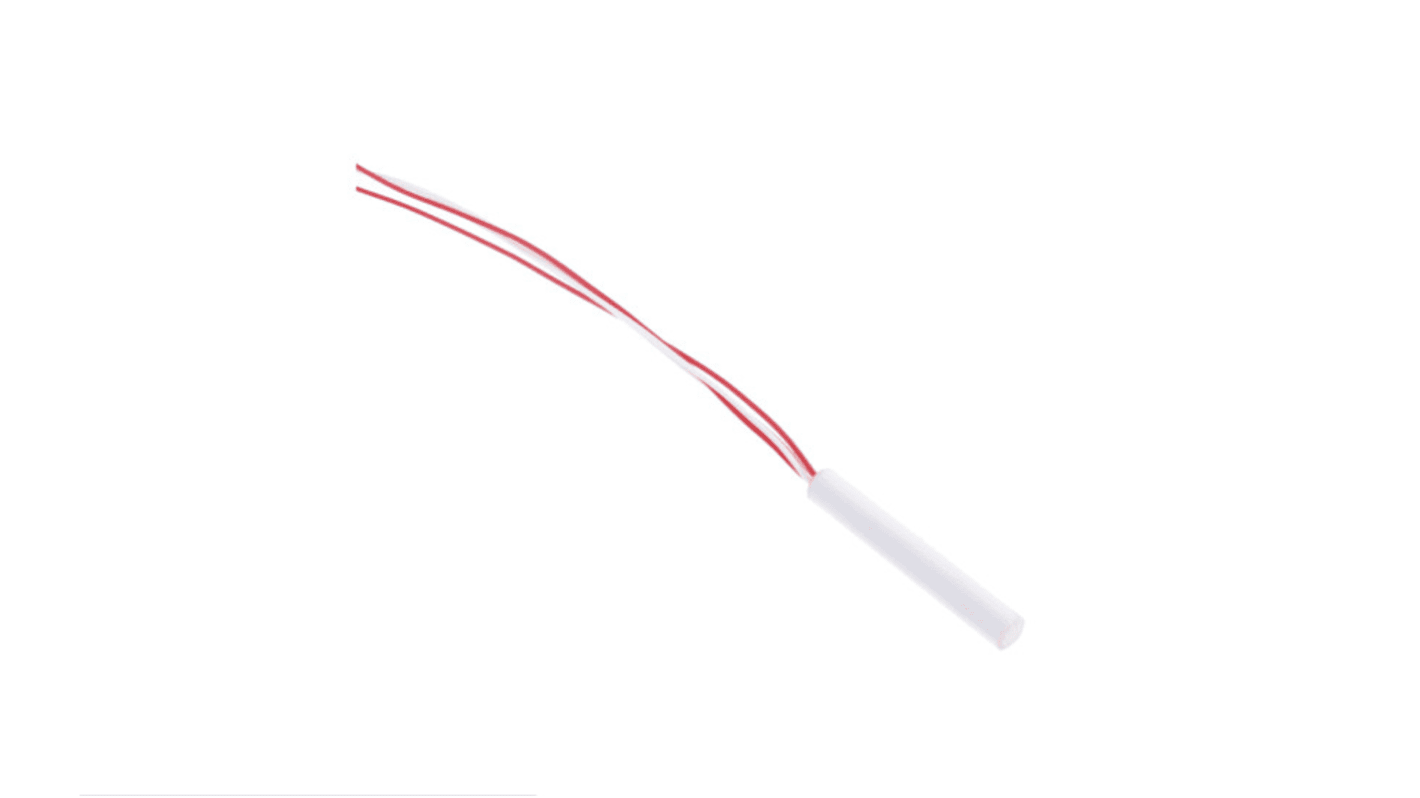 Sensor RTD PT100 RS PRO de 4 hilos, sonda: Ø 5mm, long. 35mm, cable de 450mm, temp. -50°C → +250°C