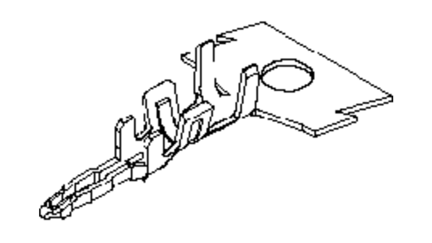 Molex 35044 Crimp-Anschlussklemme für 35023 Gehäuse, Stecker, Crimp oder Quetschanschluss