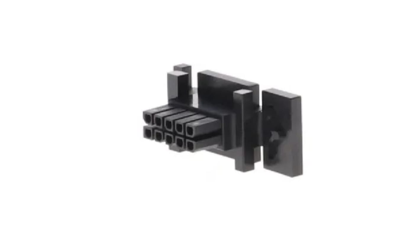 Molex Receptacle Crimp Connector Housing, 3mm Pitch, 10 Way, 2 Row