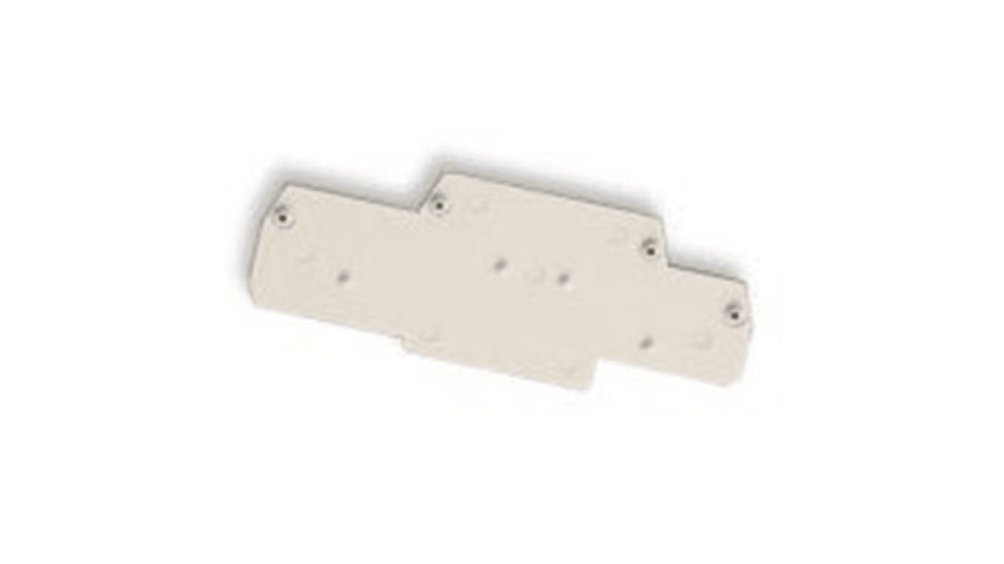 RS PRO End Plate for Use with RS PRO QD 2.5 Terminal Blocks