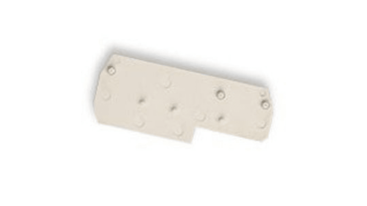 RS PRO End Plate for Use with QME3 2.5 Terminal Blocks, RSPRO QM1/2 2.5
