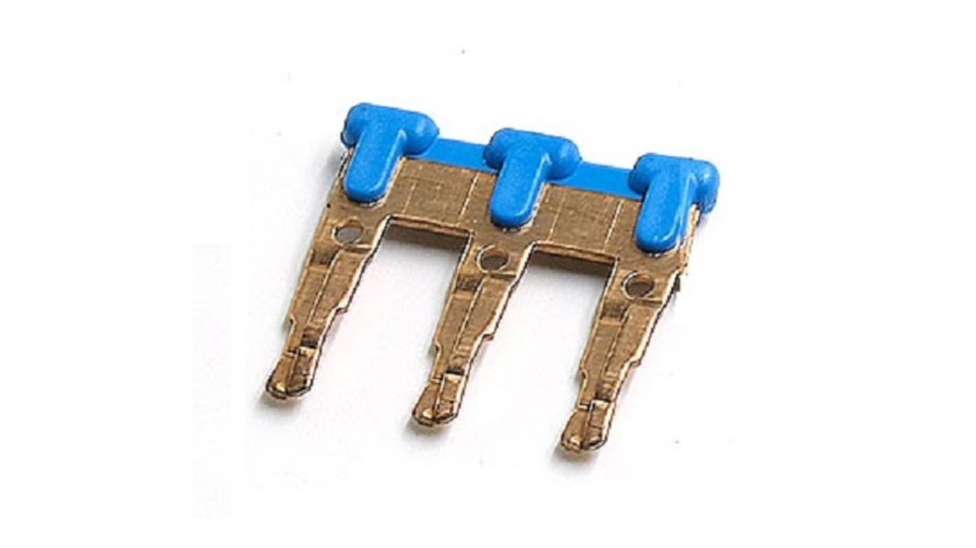 RS PRO Jumper Bar for Use with RS Pro Full 6 Terminal Blocks, 25A