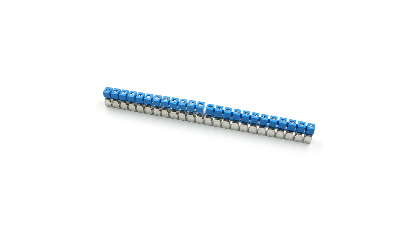 Jumper de tornillo aislado RS PRO, para usar con Bloques terminales completos de 4 RS Pro