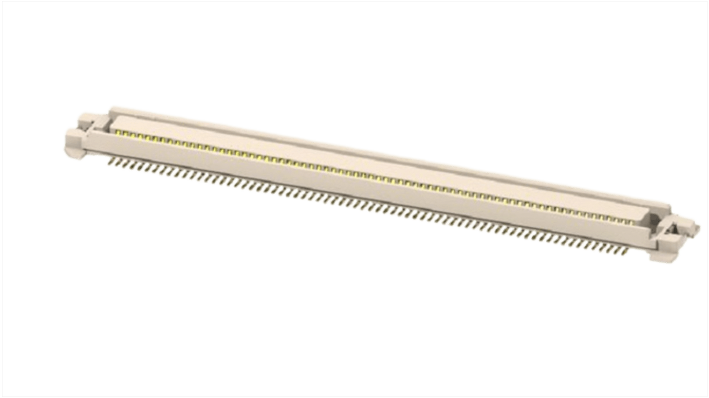 Conector de PCB Recto, vertical Amphenol Communications Solutions serie BergStak de 140 vías, 2 filas, paso 0.635mm