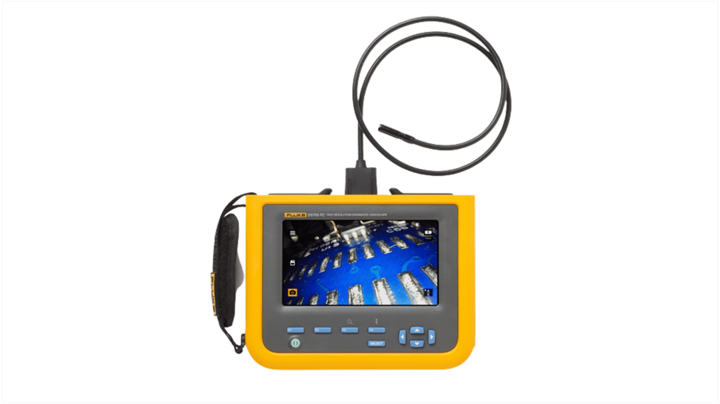 8.5mm probe Videoscope, 1.2m Probe Length, 1280 x 720pixels Resolution, LED Illumination, Elastomer Coated Steel