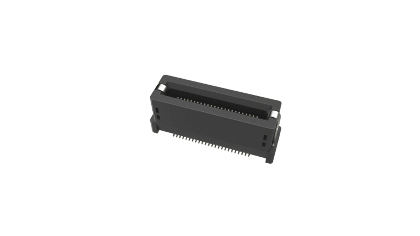 Conector de borde Amphenol Communications Solutions, paso 0.6mm, 48 contactos, 2 filas, Vertical