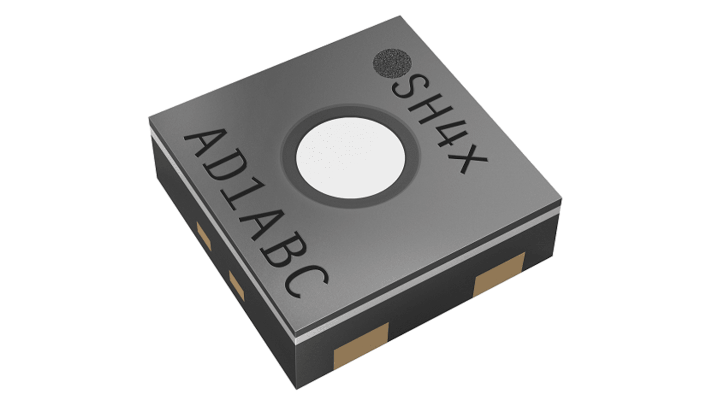 Sensirion SHT4x Series Temperature & Humidity Sensor, Digital Output, Surface Mount, I2C, ±1%, 4 Pins
