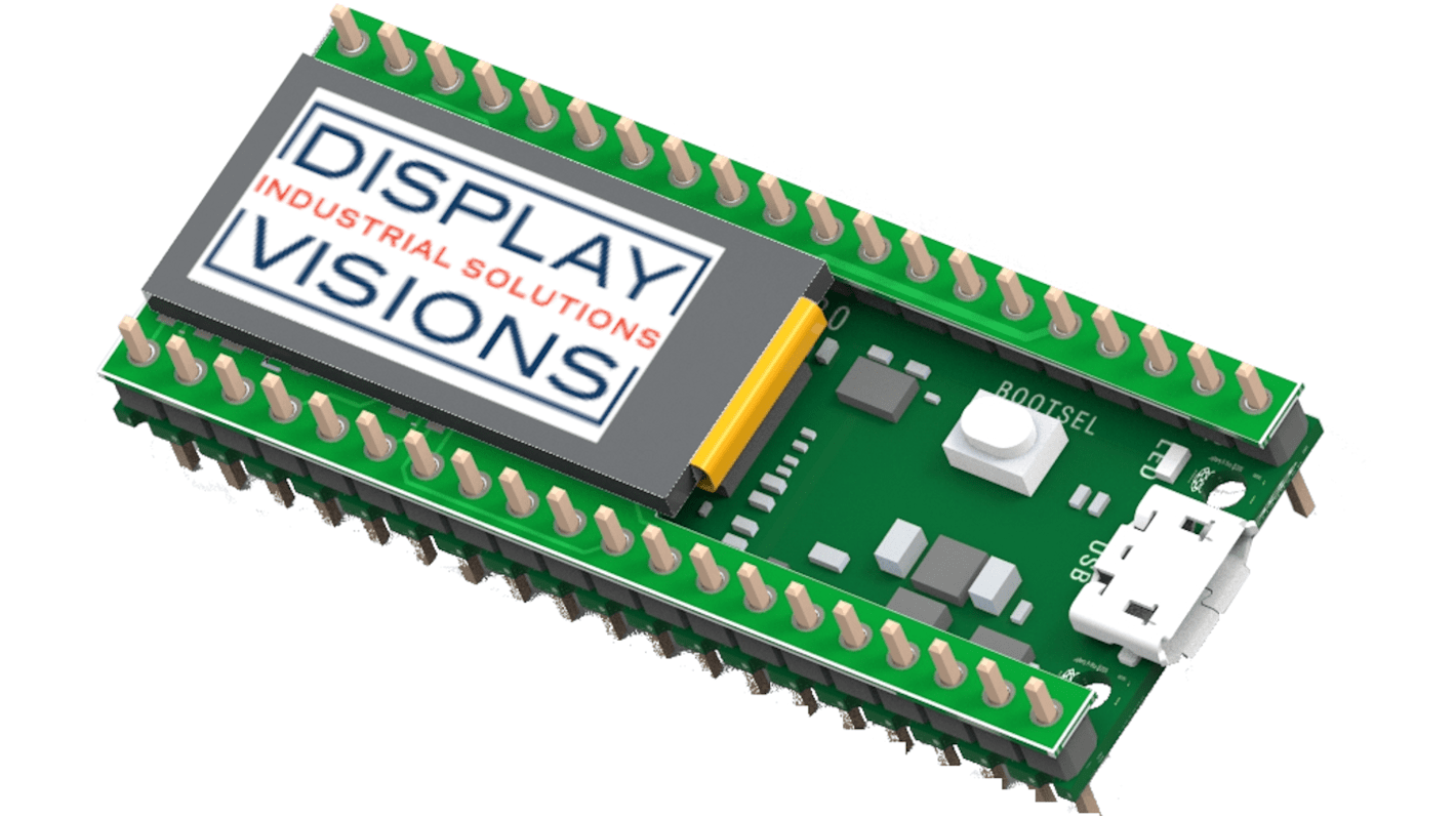 Wyświetlacz LCD TFT 0.9cal 160 x 80pikseli SPI I/F Nie Display Visions