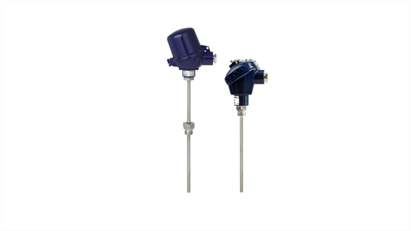 WIKA PT100 Temperature Sensor, 3 Wire, +250°C Max