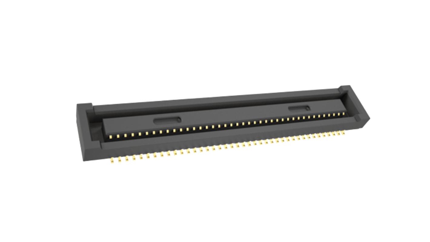 Amphenol Communications Solutions BergStak Series PCB Mount PCB Connector, 80-Contact, 2-Row, 0.4mm Pitch, Pin