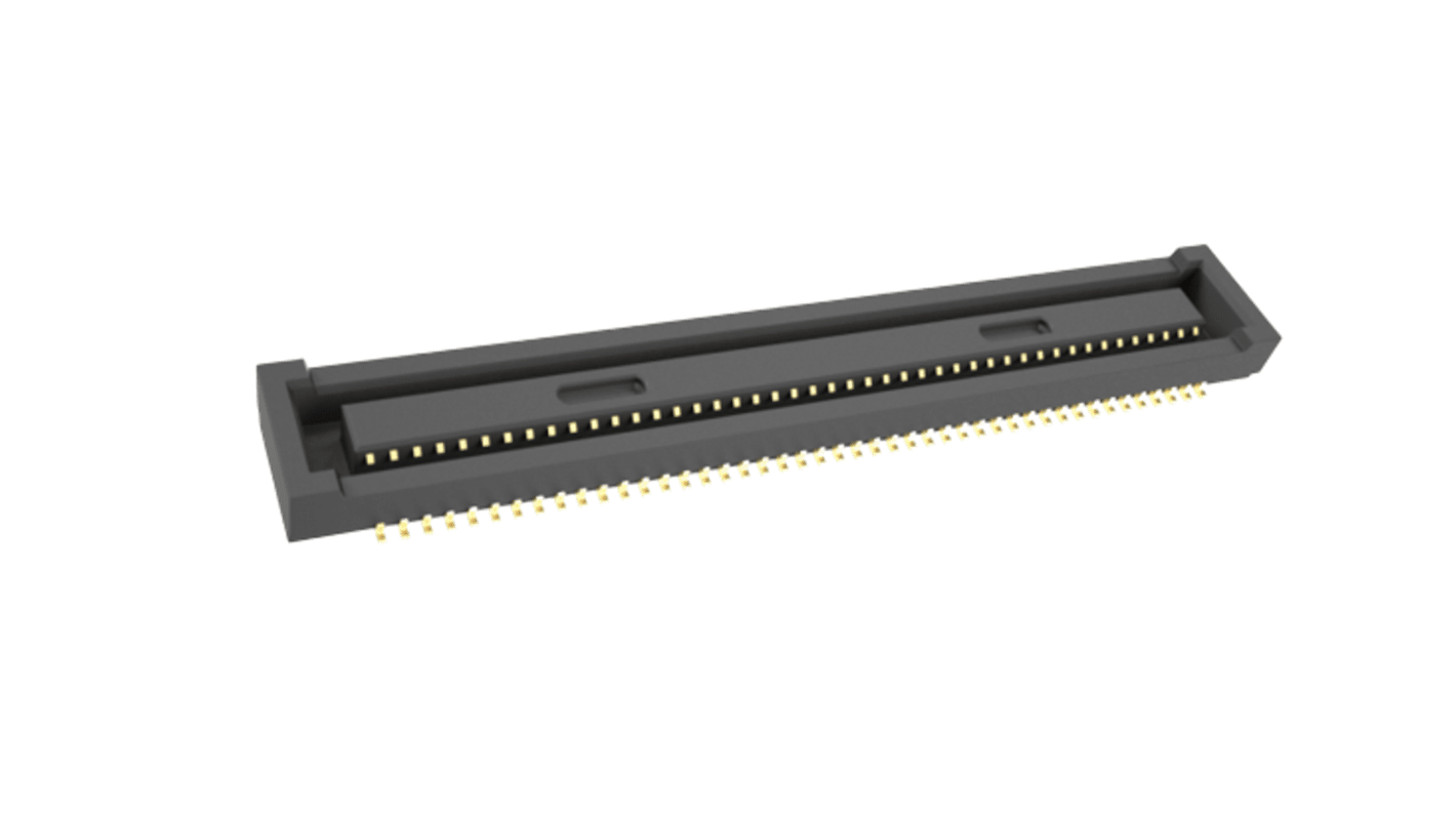 Amphenol Communications Solutions BergStak Series PCB Mount PCB Connector, 90-Contact, 2-Row, 0.4mm Pitch, Pin