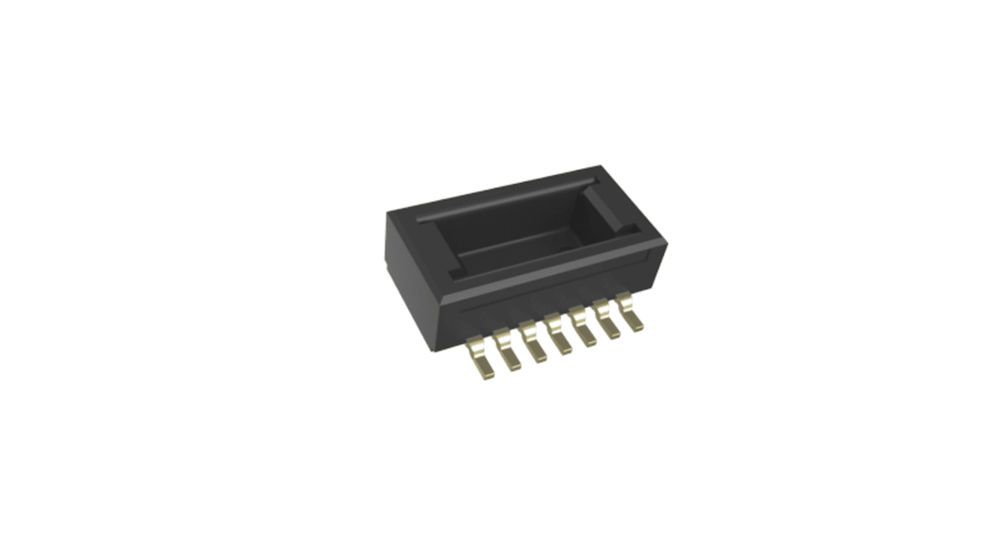 Conector de PCB Amphenol Communications Solutions serie BergStak 10164228, de 10 vías en 2 filas, paso 0.4mm, 300mA,