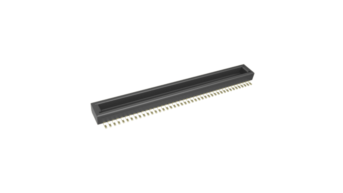 Amphenol Communications Solutions BergStak Series PCB Mount PCB Connector, 80-Contact, 2-Row, 0.4mm Pitch, Pin