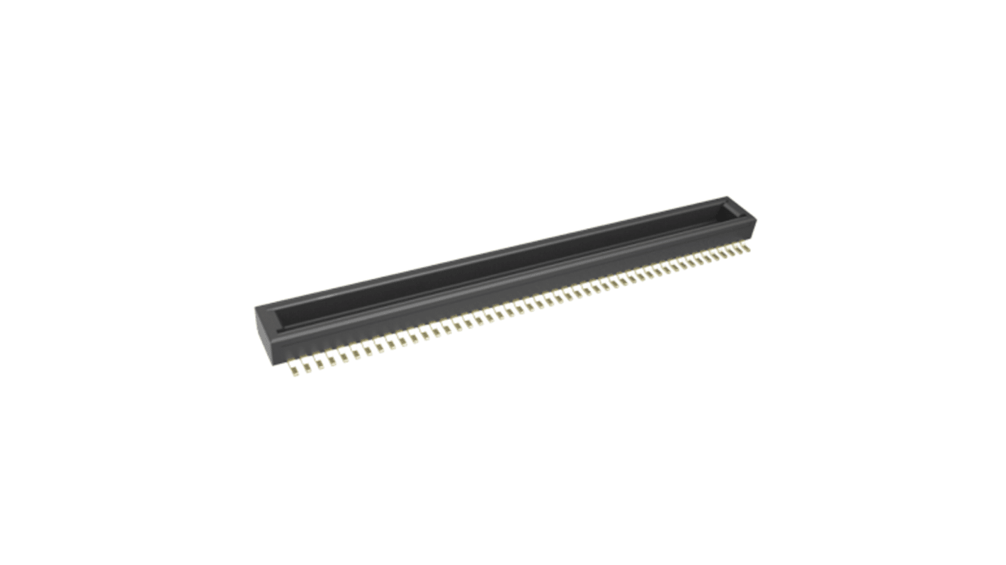 Amphenol Communications Solutions BergStak Series PCB Mount PCB Connector, 90-Contact, 2-Row, 0.4mm Pitch, Pin