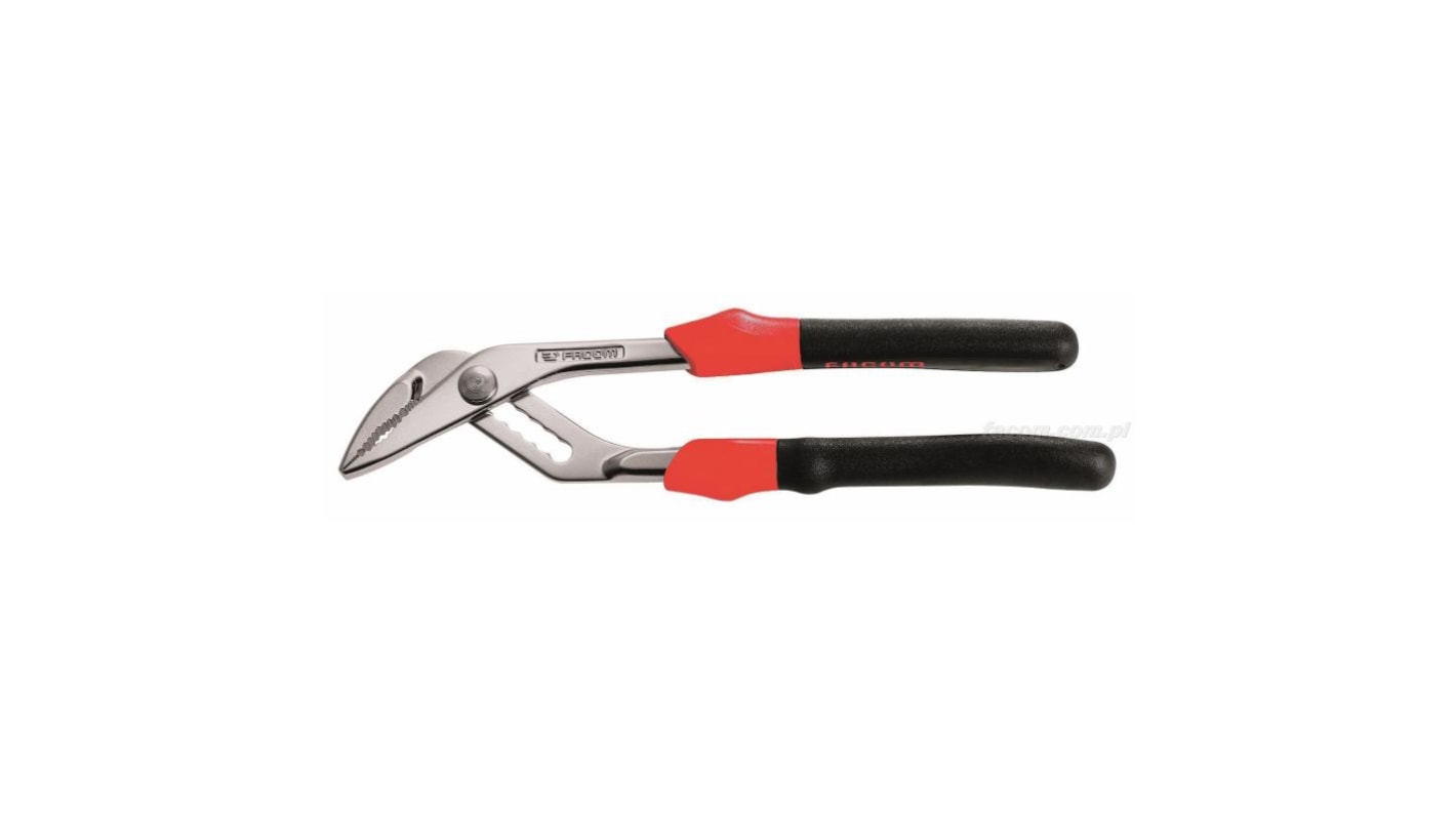 180A.CPE Water Pump Pliers, 250 mm Overall, Bent Tip, 35mm Jaw RS