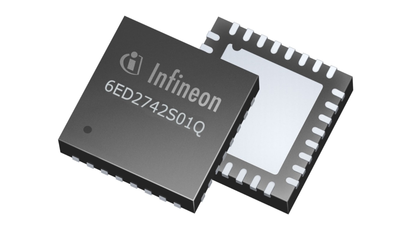 Infineon 6ED2742S01QXTMA1, 1 A, 5 → 140V 32-Pin, QFN32