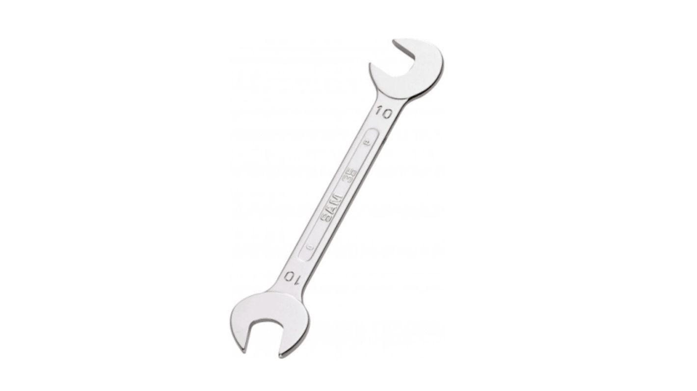 SAM Open Ended Spanner, 16mm, Metric, 139.4 mm Overall