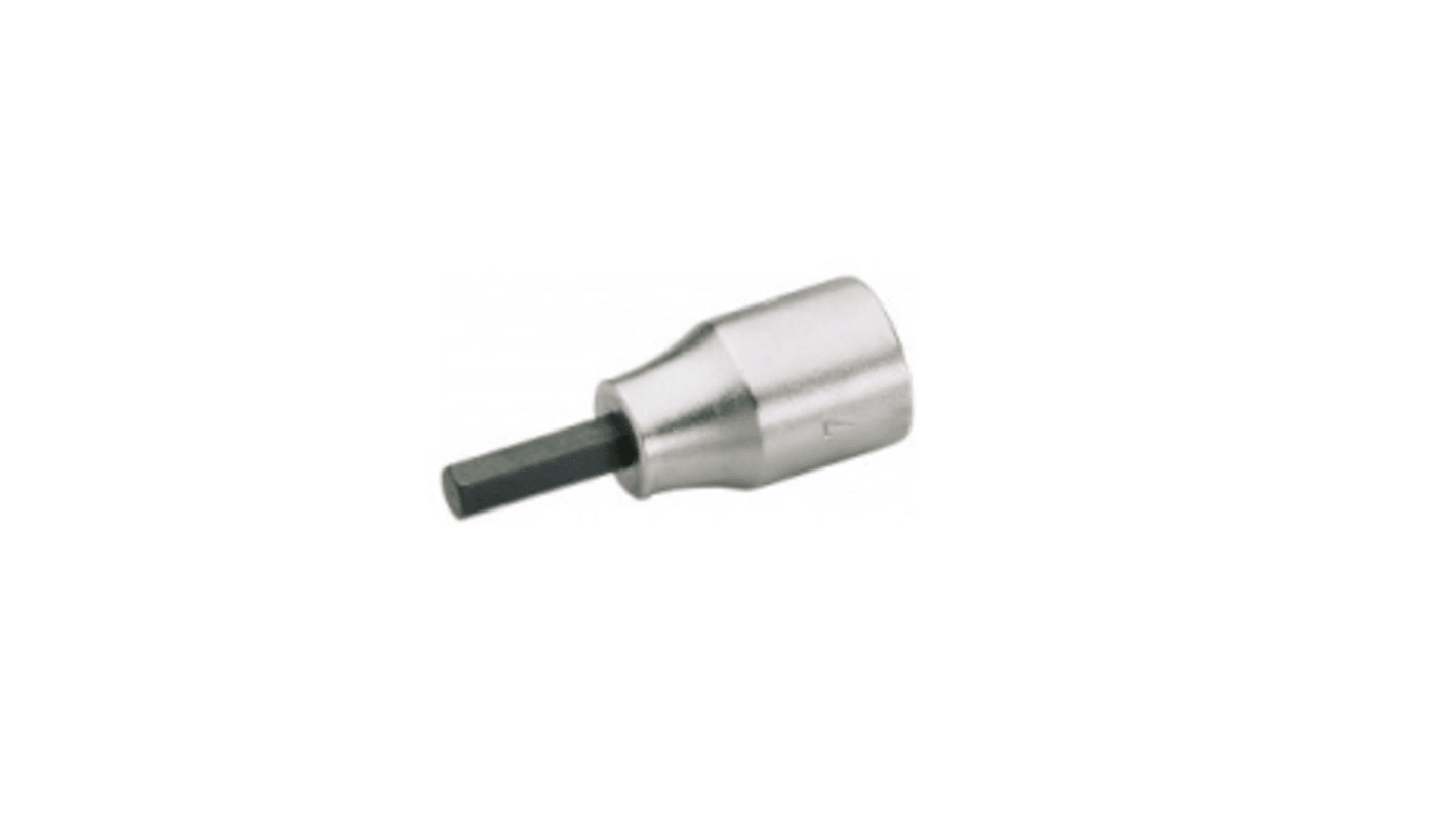 SAM 3/8 in Drive Bit Socket, Hex Bit, 8mm