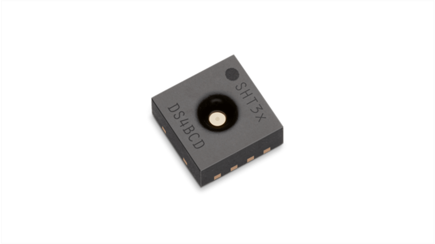 Sensirion Temperature and Humidity Sensor, Digital Output, Surface Mount, I2C