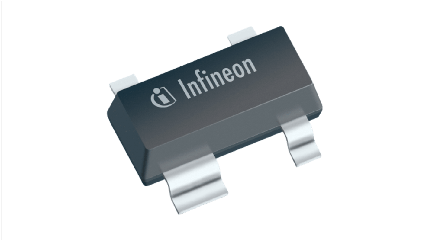 Infineon 4V 130mA, Dual Schottky Rectifier & Schottky Diode, 4-Pin SOT-143 BAT1707E6327HTSA1