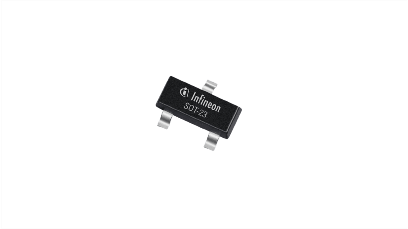 Rectificador y diodo Schottky, BAT68E6327HTSA1, 130mA, 8V, SOT-23, 3-Pines