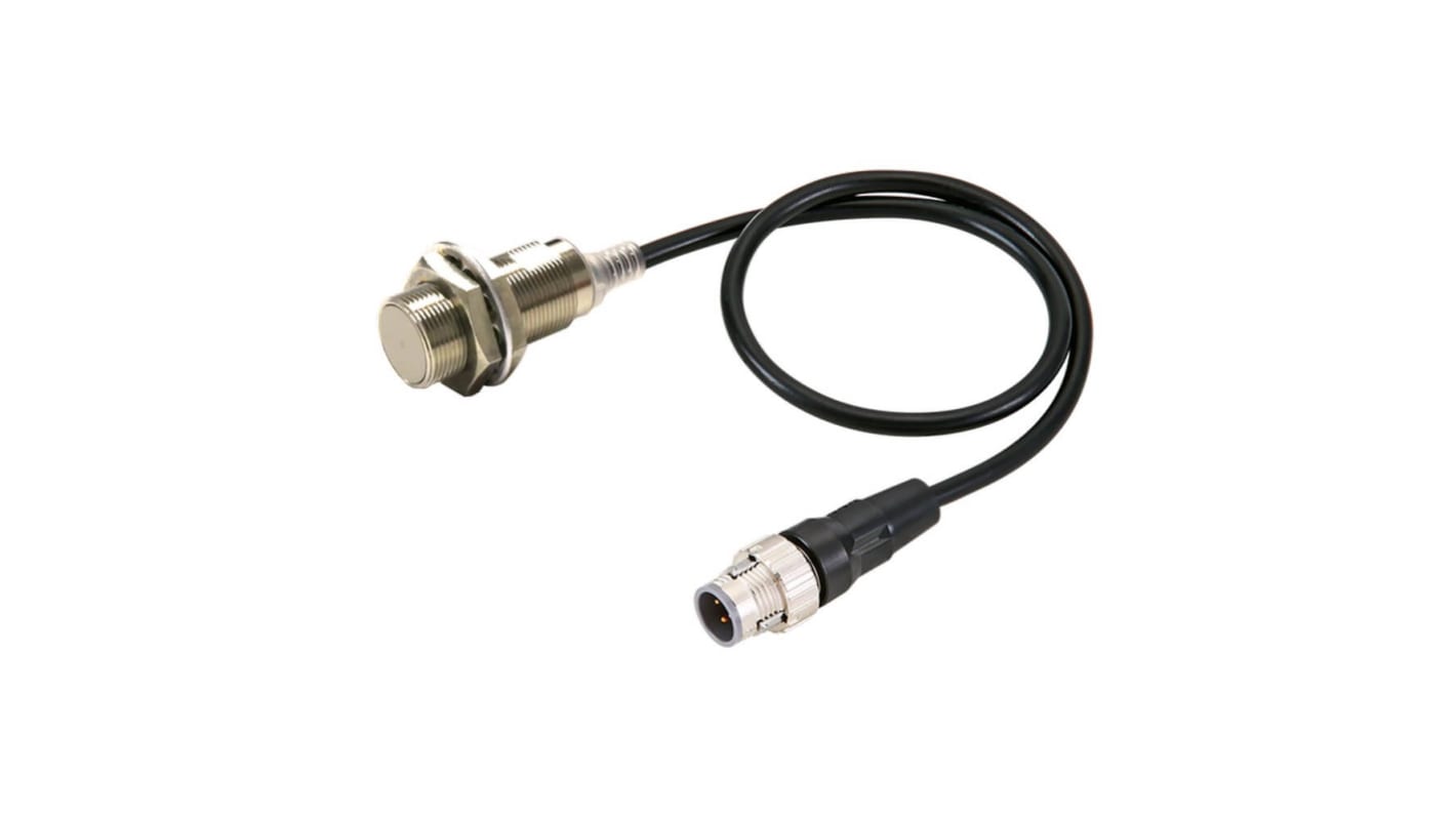 Omron Inductive Barrel-Style Proximity Sensor, M18 x 1, 9 mm Detection, NPN, PNP Output