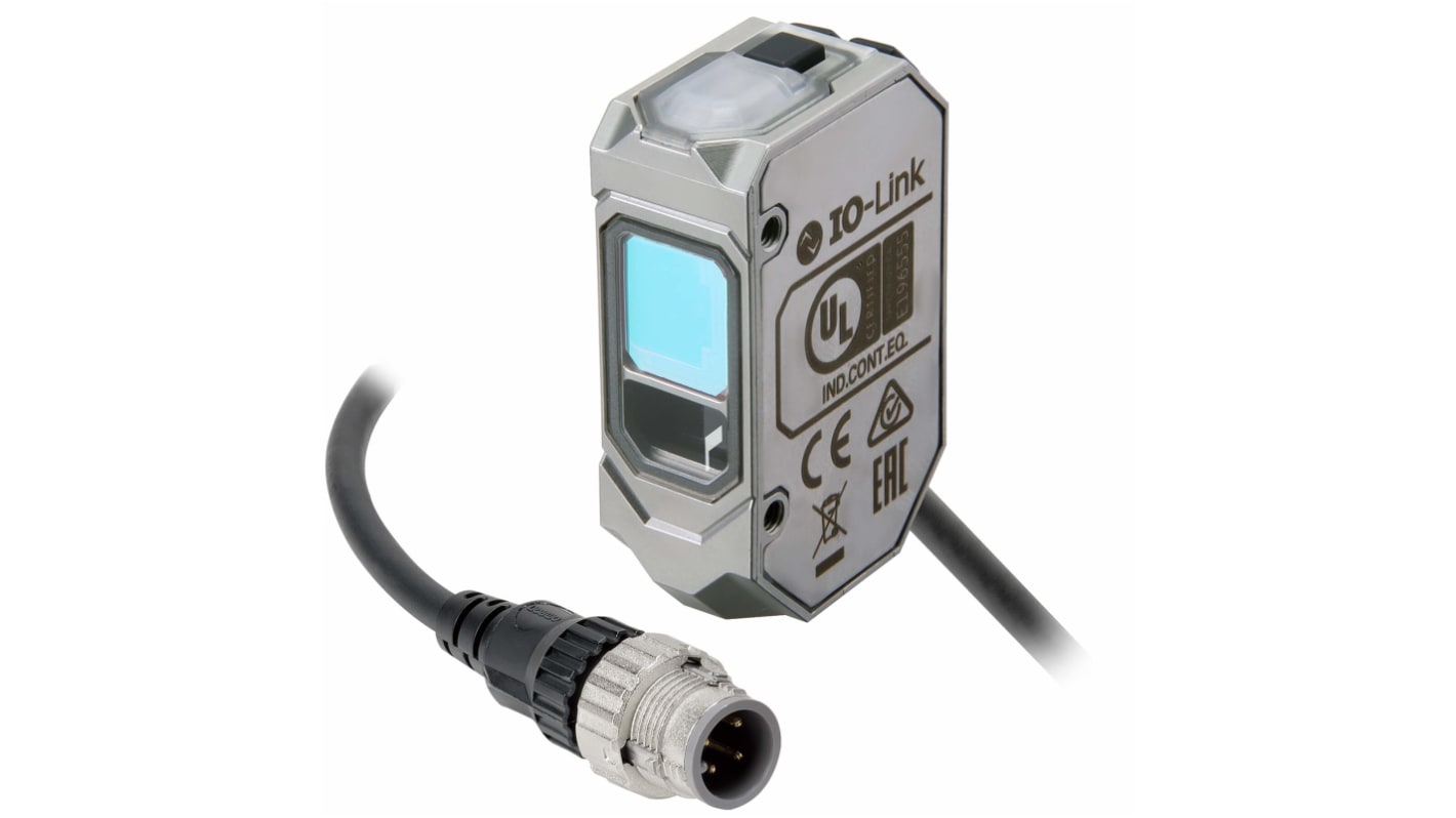 Omron Rechteckig Optischer Sensor, Hintergrundunterdrückung, Bereich 30 → 150 mm, NPN Ausgang, 4-poliger M12