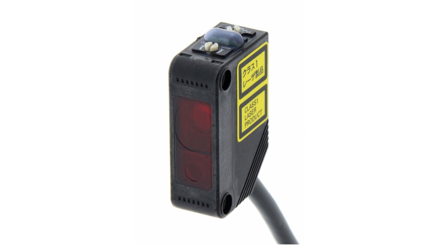 Omron Background Suppression Photoelectric Sensor, Rectangular Sensor, 300 mm Detection Range