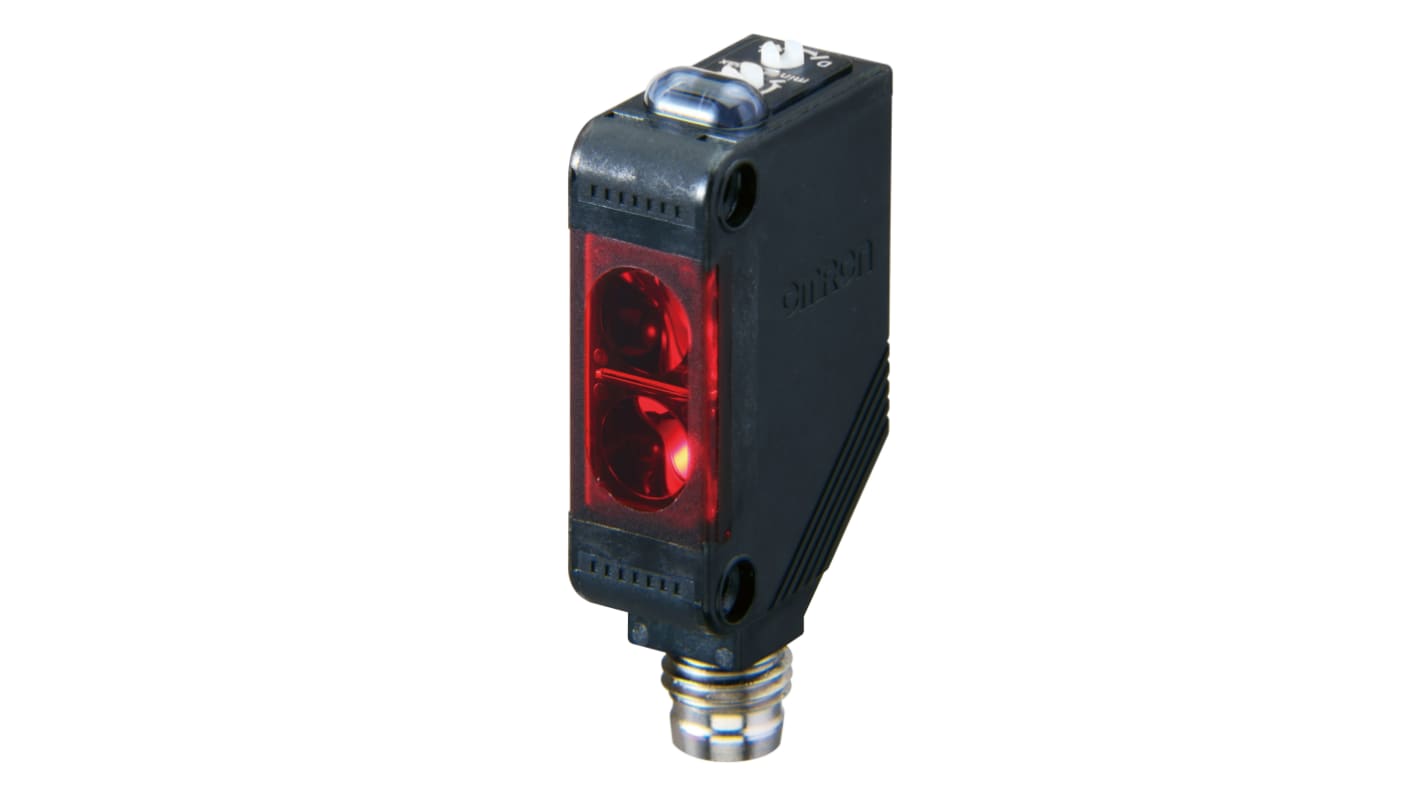 Omron Retroreflective Photoelectric Sensor, Rectangular Sensor, 4000 mm Detection Range