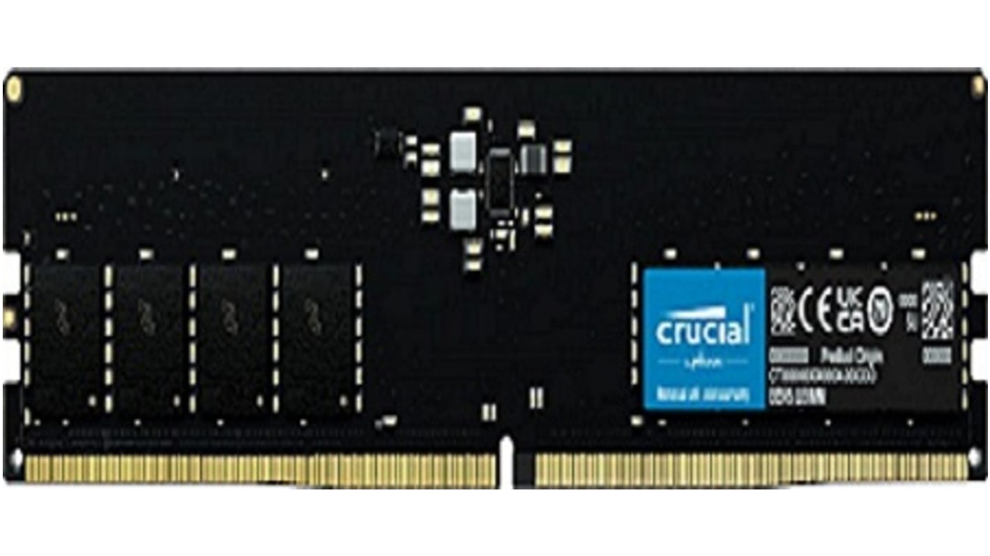 Crucial 32 GB DDR5 Desktop RAM, 5200Mbit/s, UDIMM, 1.1V