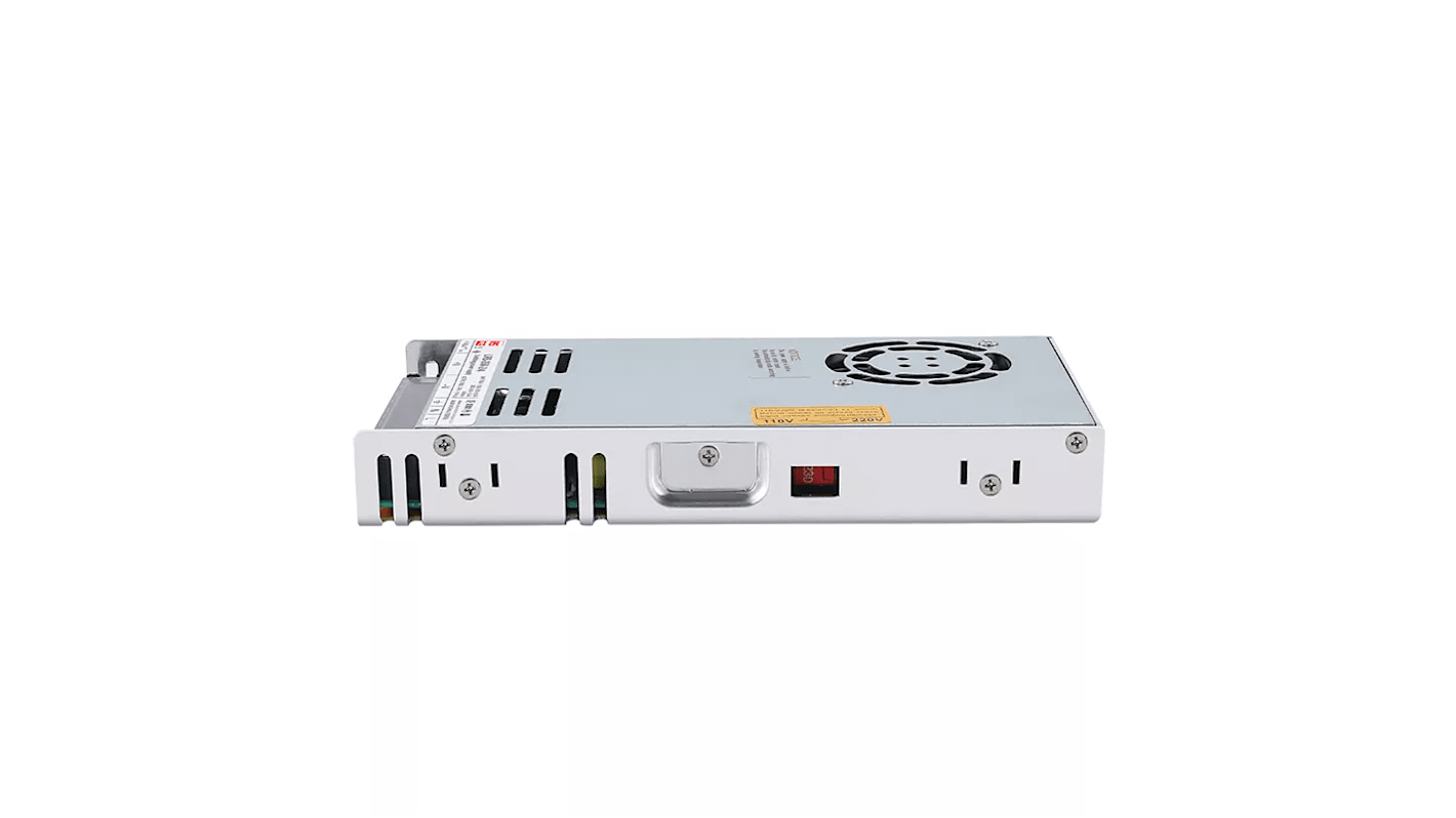 RS PRO Embedded Switch Mode Power Supply (SMPS), 12V dc, 29A, 348W, 1 Output, 90 → 132V ac Input Voltage