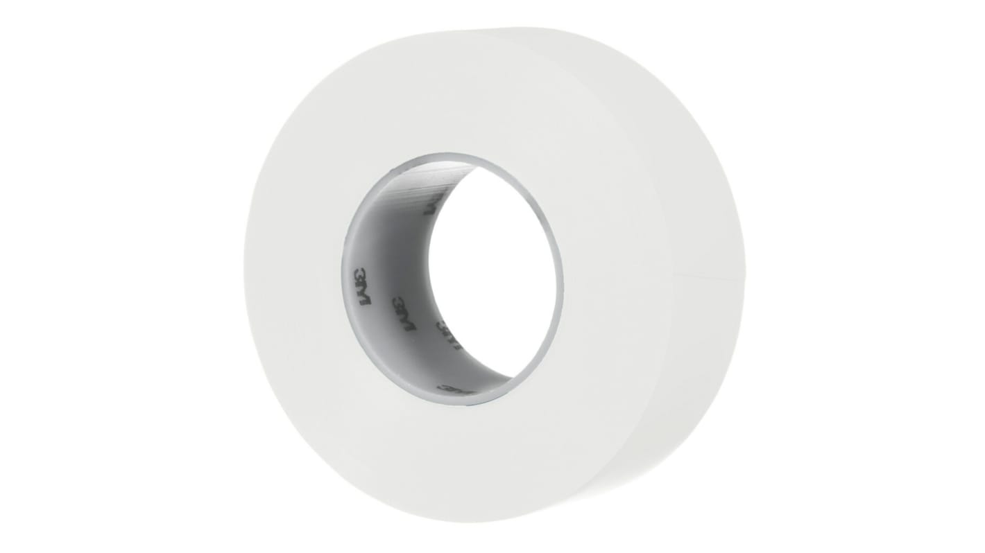 3M 971 White Vinyl 32.9m Floor Tape, 0.43mm Thickness