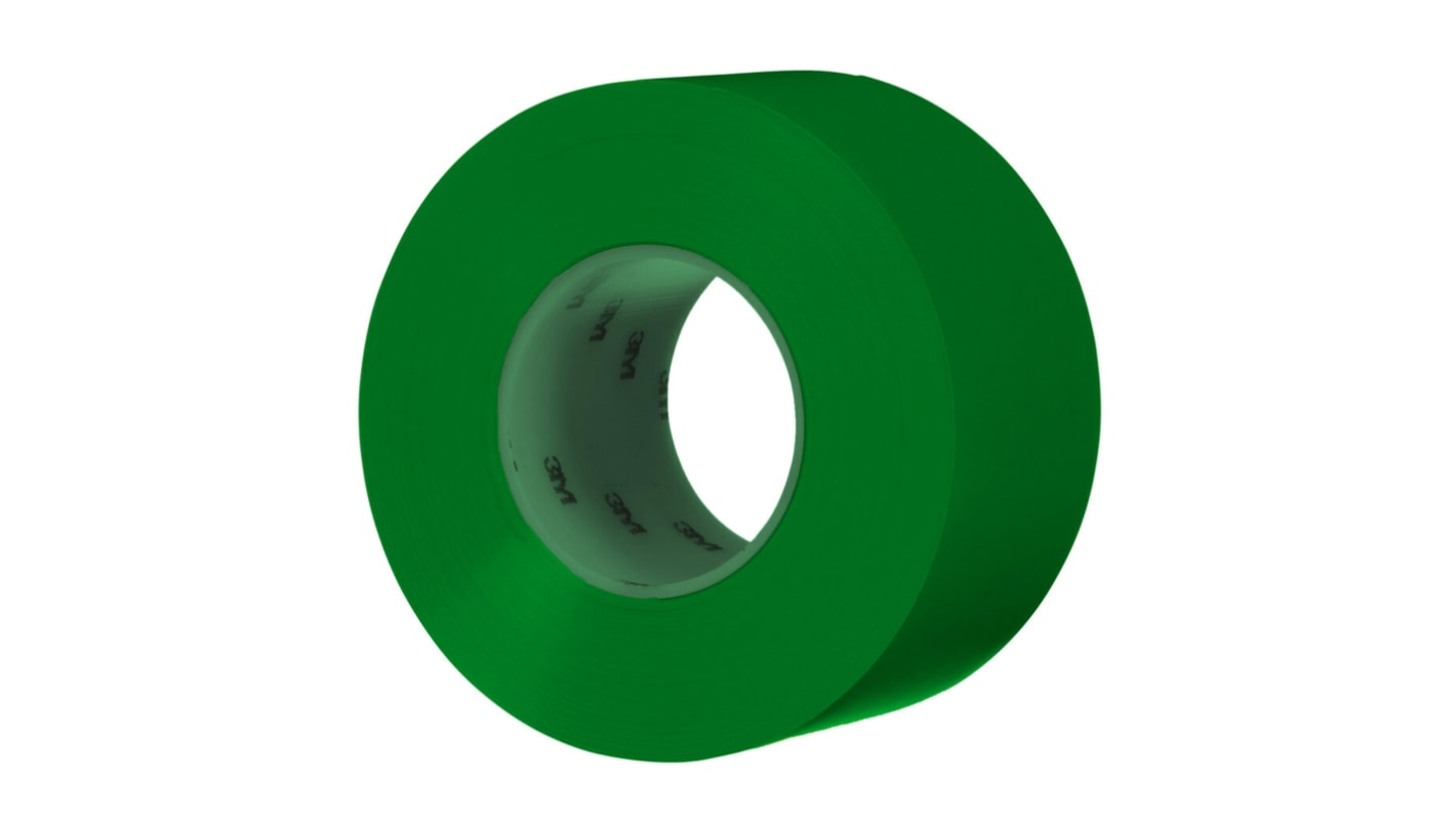 3M 971 Green Vinyl 32.9m Floor Tape, 0.43mm Thickness