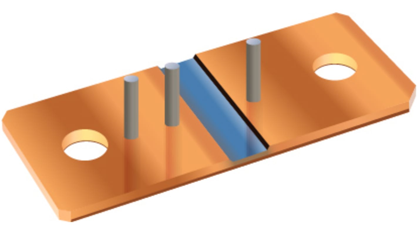 Bourns Shunt, 1,414 kA, 35mV, 0.05 mit Anschlussplatte