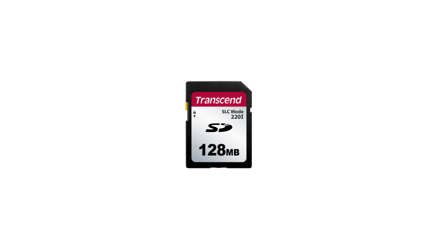 Transcend SDカードSDフラッシュカード,容量：128 MBTS128MSDC220I