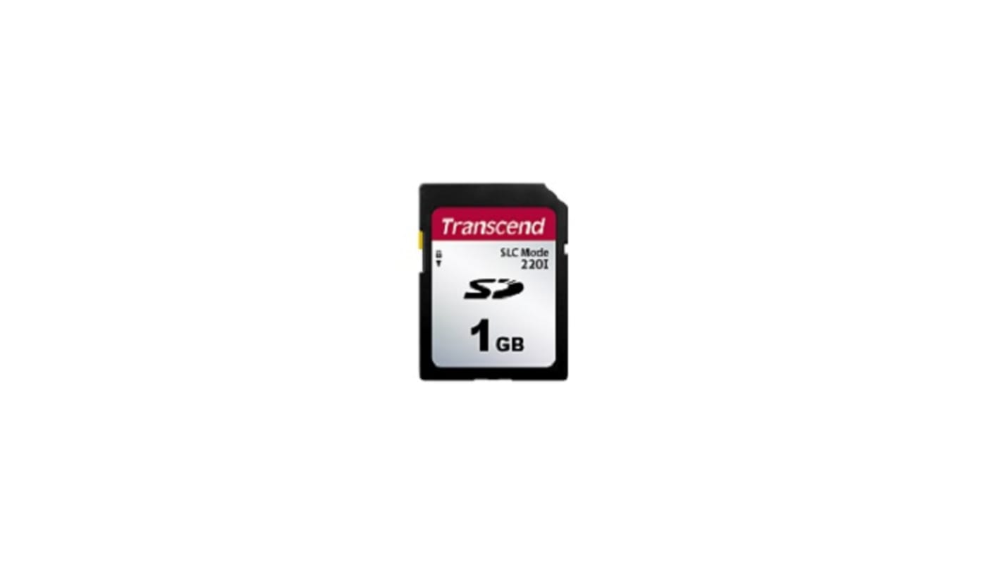 Scheda SD Transcend, 1 GB, Scheda Scheda flash SD