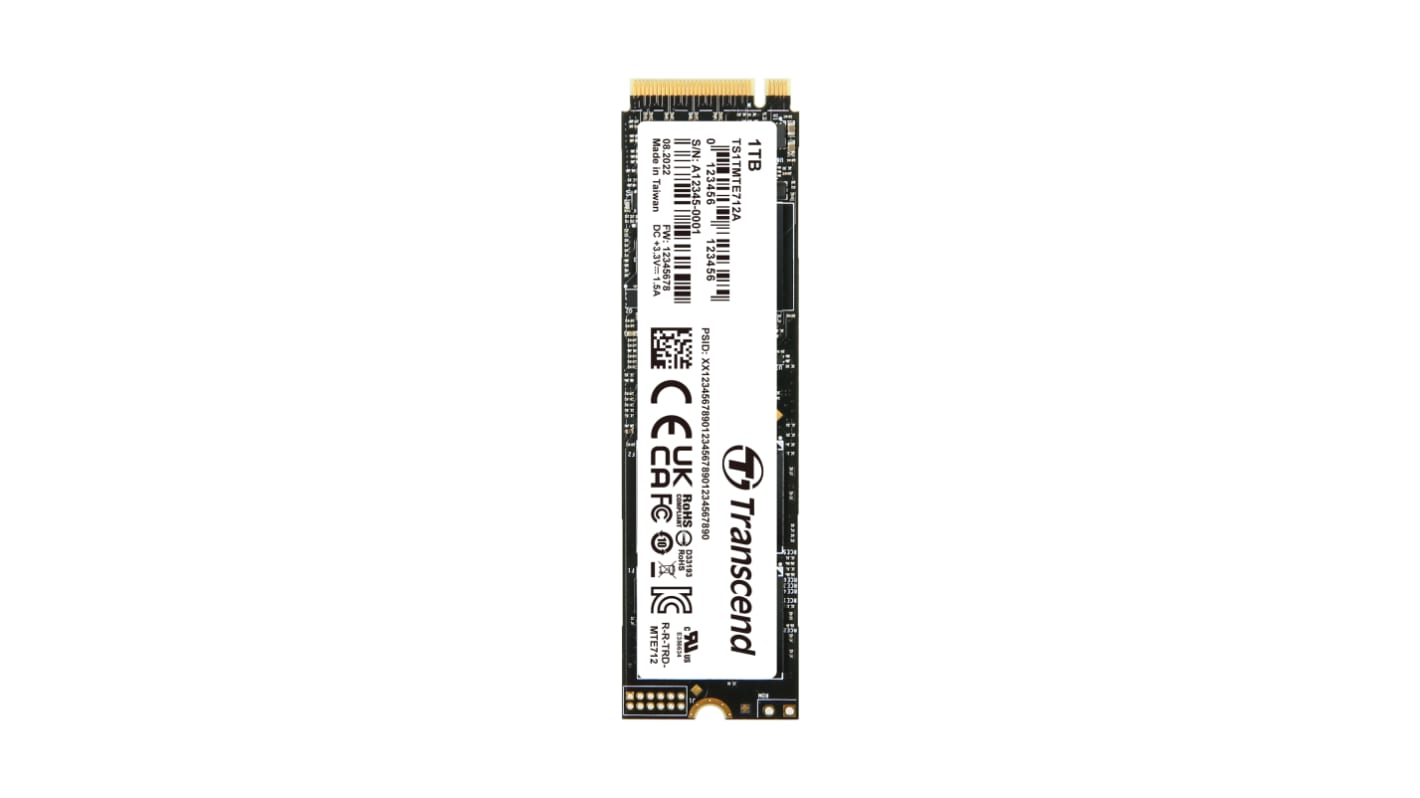 Transcend ソリッドステートドライブ SSD 内蔵 1 TB NVMe PCIe Gen 4 x 4