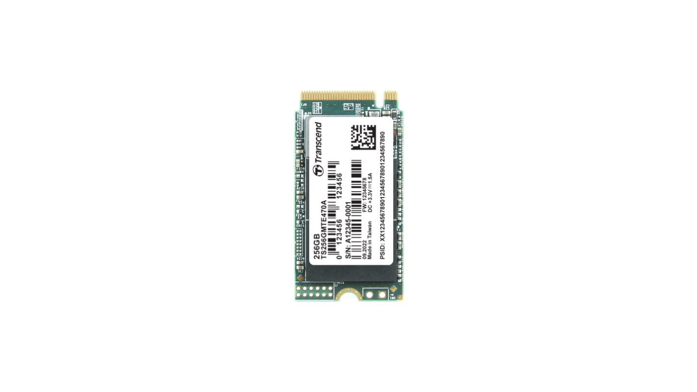 Transcend ソリッドステートドライブ SSD 内蔵 256 GB NVMe PCIe Gen 3 x 4