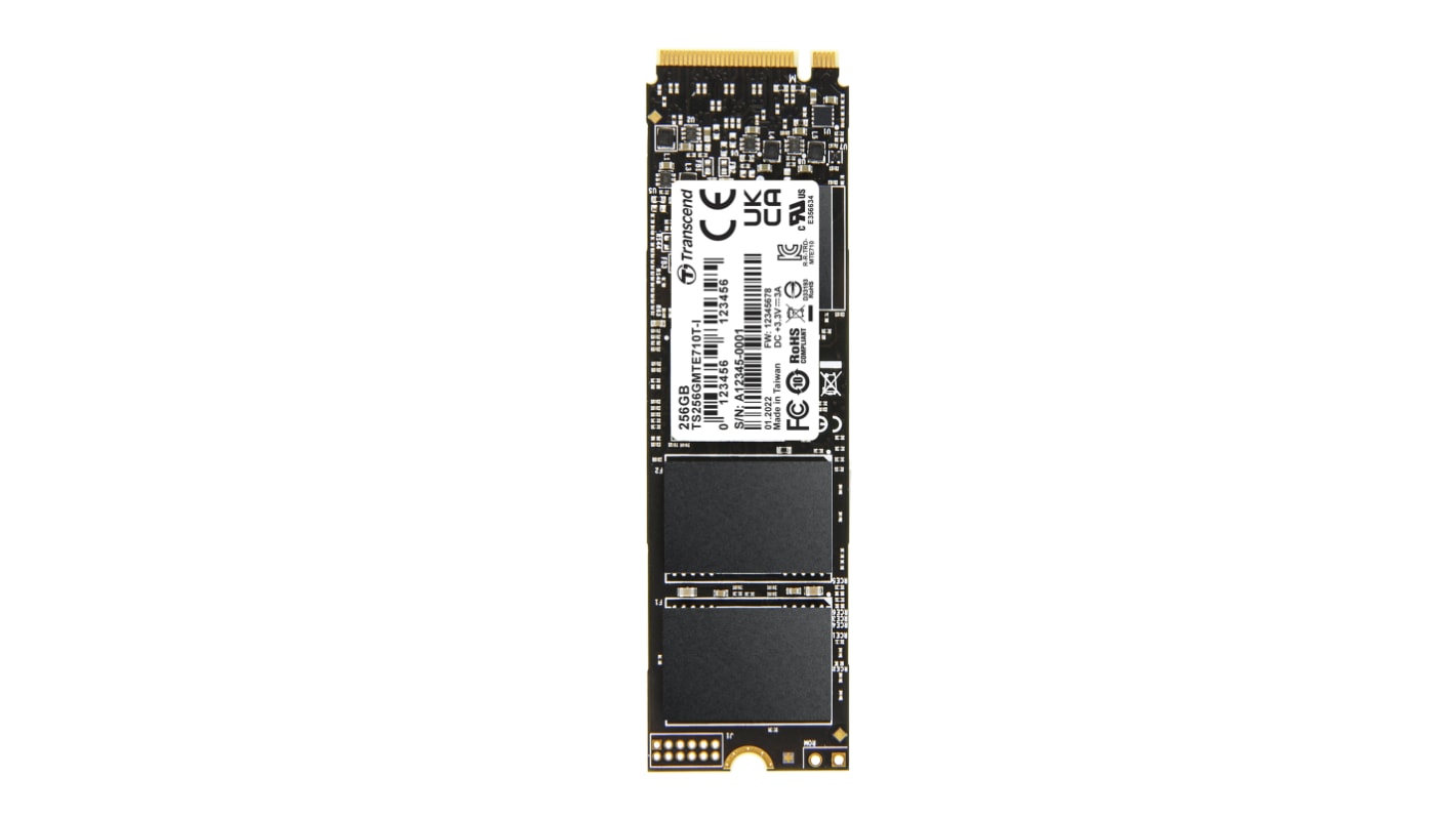 Transcend ソリッドステートドライブ SSD 内蔵 256 GB NVMe PCIe Gen 4 x 4