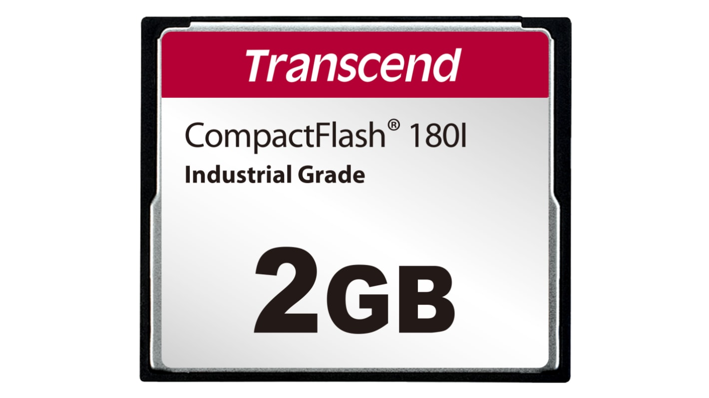 TS2GCF180I | Transcend CF180I CompactFlash Industrial 2 GB SLC Compact ...