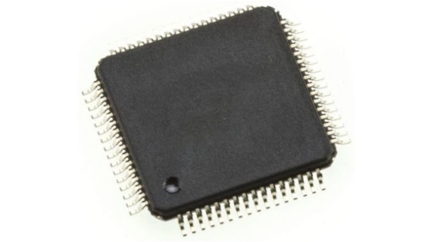 Renesas Electronics R5F104LGAFB#30, 16bit RL78 Microcontroller MCU, RL78/G14, 32MHz, 128 kB Flash, 64-Pin LFQFP